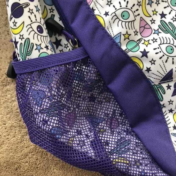 High Sierra White and Purple Backpack - Picture 5 of 5